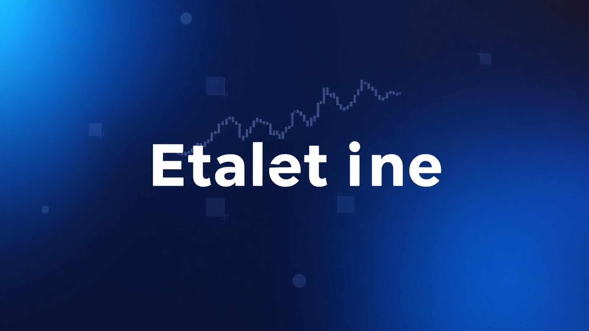 Fundal editorial cu tonuri indigo și grafice financiare